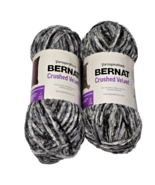 2 Pack Yarnspirations Bernat Crushed Velvet Soft Grey Bulky 5 Polyester ... - $33.99