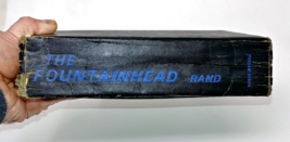 The Fountainhead by Ayn Rand 1943 Bobbs-Merrill Dark Blue &amp; Black Hardcover - £17.17 GBP