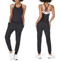 Sweaty Betty Beautify Jumpsuit, One Piece, Black, XL, Size 12, NWT - £72.03 GBP