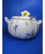 Spode Imperial Garden Figural Pumpkin Shape Tureen With Lid And Ladle RE... - £43.92 GBP