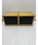 Pyle Desktop Bookshelf Speakers Pair In Custom Wood Enclosure - $44.54