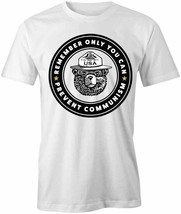 Smokey Prevent Communism T Shirt Tee Short-Sleeved Cotton Clothing S1WSA762 - £13.02 GBP+