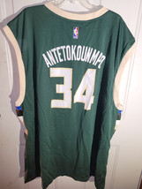 Adidas NBA Jersey Milwaukee Bucks Giannis Antetokounmpo Green size 4XL - £23.60 GBP