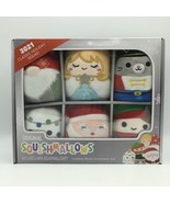 Mini Classic Holiday Squad Squishmallows Ornament Set of 6 Christmas 2021 - £31.45 GBP