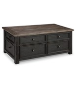 Tyler - Grayish Brown / Black - Lift Top Cocktail Table - $518.00