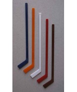 250 - New Assorted Multi-use ECO 6 inch / 15 cm Plastic Hockey Stick Stirrers - $50.00