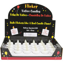 White LED Votive Candles: 30 Hour - £97.02 GBP