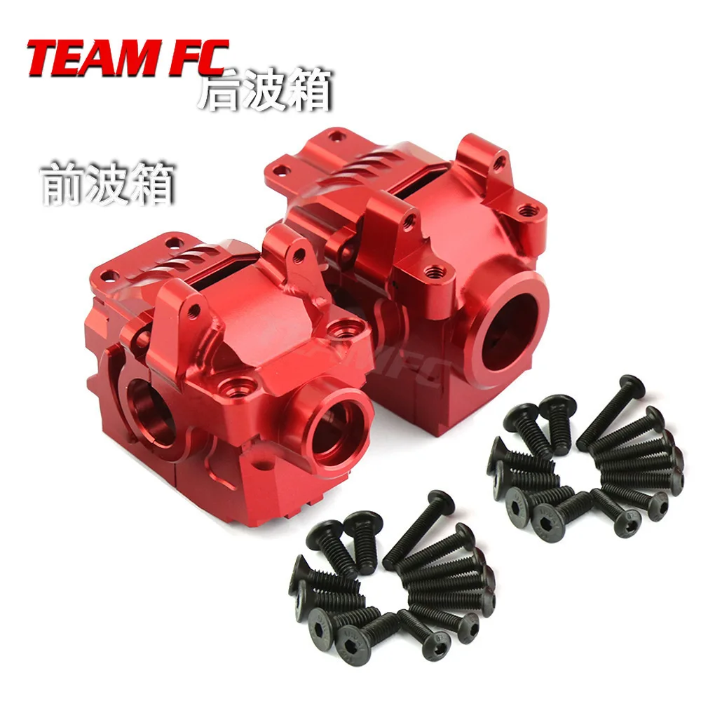 Aluminum Front &amp; Rear Differential Housing Gearbox #6881 #6880 Upgrade Parts For - £20.53 GBP+