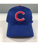 Chicago Cubs Hat One Size Blue Red Logo Curved Brim Baseball Cap - £9.58 GBP