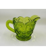 L E Smith Avocado Green Moon And Stars Creamer Pitcher - £9.39 GBP