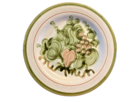 Plate Louisville Pottery Stoneware Harvest Pear Grape 11 Inch Dia Dinner Plate - £13.97 GBP