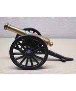 VTG Cast Iron &amp; Brass Model Toy Cannon MFCO 1/3.  8&quot; Long - $553.20 MXN