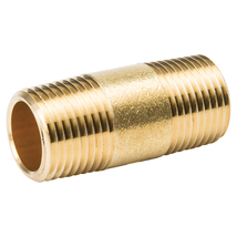 ProLIne Brass Pipe Nipple 3/8&quot; MIP x 1-1/2&quot; Long - £5.72 GBP