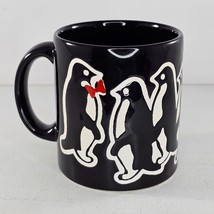 Vintage Waechtersbach Germany Penguin Mug Coffee Cup Black - £11.19 GBP