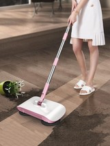 Hand Push Sweeper Household Broom Dustpan Mop Floor All-in-one Machine Gift Mop - £13.06 GBP