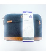Targus Strata Laptop Sleeve Charcoal Brown Fits 13-14&quot; Screen Zip Pocket... - $38.14 CAD