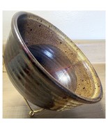 Studio Art Pottery Multicolor Bowl Signed 6 1/2&quot; x 4&quot; Please See Desc &amp; Pic - $338.43 MXN