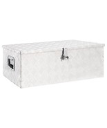 vidaXL Aluminum Storage Box 35x18x13 Silver Large Capacity Organized Sto... - €314,73 EUR
