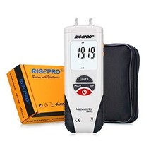 Manometer RISEPRO® Digital Air Pressure Meter and Differential Pressure Gauge... - £63.58 GBP