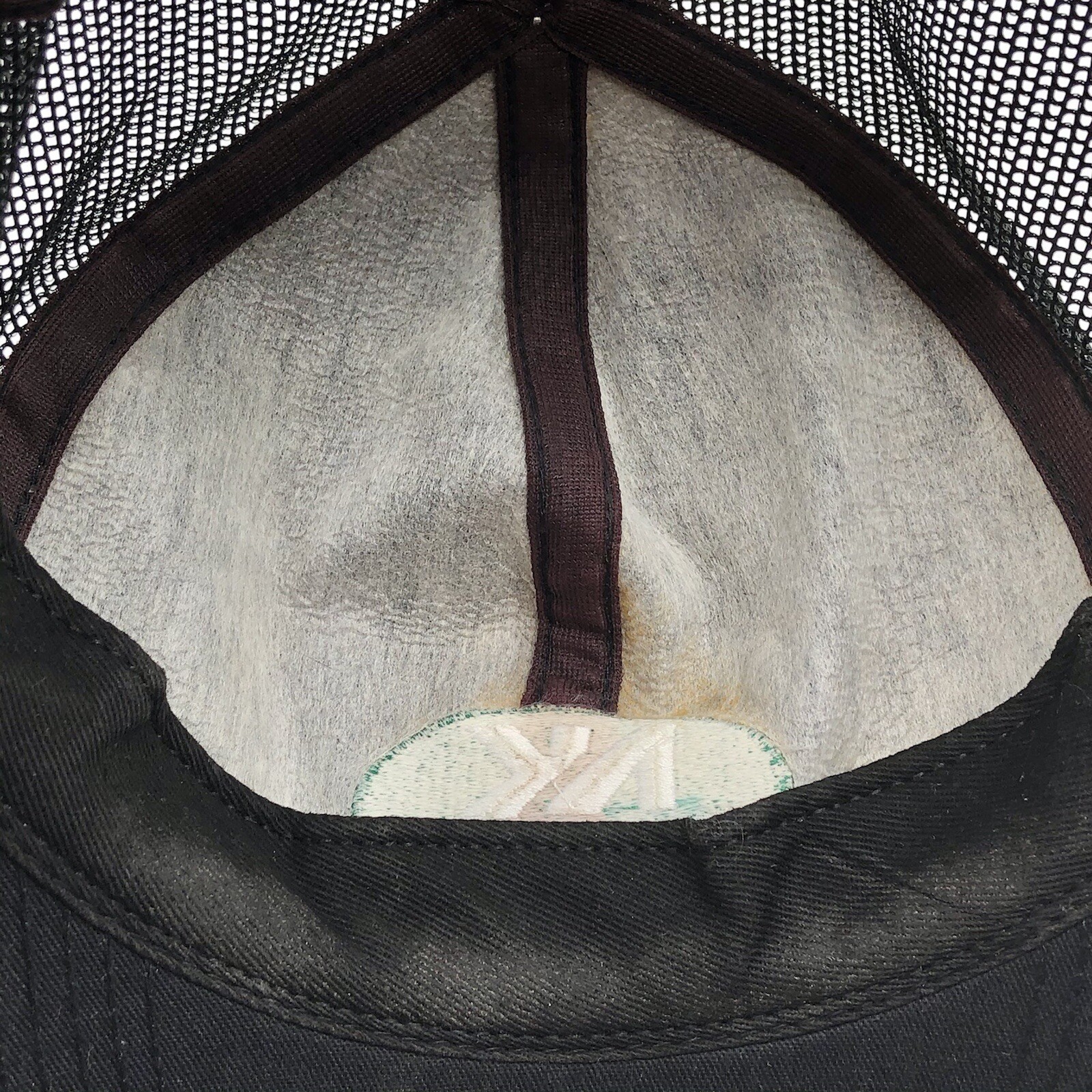 Vintage NK Northrup King Seeds Mesh Embroidered Snapback Hat Cap K Products USA Item image 7