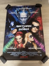 Batman &amp; Robin Original Movie Poster 27x40” Vintage Home Video CV JD - $21.78