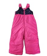 ZERO XPOSUR GIRLS INSULATED SNOW SKI BIB OVERALLS SIZE 24M  pink - $24.69 CAD