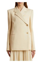 Khaite otero suit jacket in Bone - size 4 - £671.46 GBP