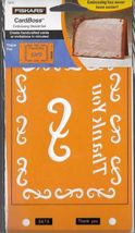 Fiskars. Thank You Stencil - $5.00