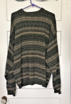 Eddie Bauer Men&#39;s Crewneck Sweater - Black and Brown Size XXL - $56.51 CAD