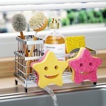 Hapirm Sink Caddy Sponge Holder - Self-Draining Kitchen Sink Organizer, ... - $558.82 MXN