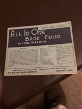 Sheet Music 1939 ALL IN ONE BAND FOLIO Paul Herfurth [Y112a] - $10.40