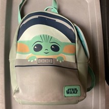 Used Baby Yoda Green Backpack 11” H X 9” W X 4” Deep - £8.94 GBP