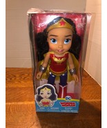 New 2017 WONDER WOMAN DC Comics Toddler 15&quot; Super Hero Doll 8 Piece NIB - $54.63 CAD