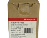 NEW HONEYWELL C6097B-1028 / C6097B1028 GAS PRESSURE SWITCH MANUAL RESET - $260.00