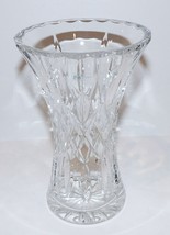 STUNNING GALWAY IRISH CRYSTAL BEAUTIFULLY CUT 6&quot; VASE WITH LABEL - $28.74