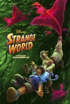 Disney&#39;s Strange World - 27&quot;X40&quot; D/S Original Movie Poster One Sheet 2022 - £23.22 GBP