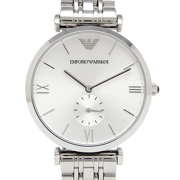 Emporio Armani Men's Classic AR1819 Silver Stainless-Steel Quartz Watch - £115.89 GBP