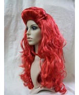 Red Lethal Beauty Wig Poison Ivy Comic Villain Starfire Little Mermaid A... - $32.51 CAD