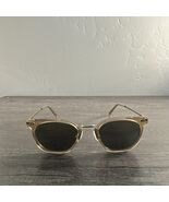 Warby Parker Sunglasses Halton M 1177 Nutmeg Crystal FRAMES ONLY 50-22-145 - $76.39