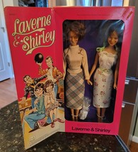 Vintage New Boxed 1977 Mego Laverne &amp; Shirley Dolls Set 12&quot; Tv Show Rare Mib - £234.27 GBP