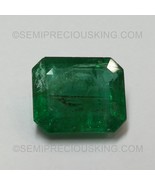 Natural Emerald Octagon Facet Cut 12.5X10.3mm Rich Green Color VS Clarit... - $4,027.81