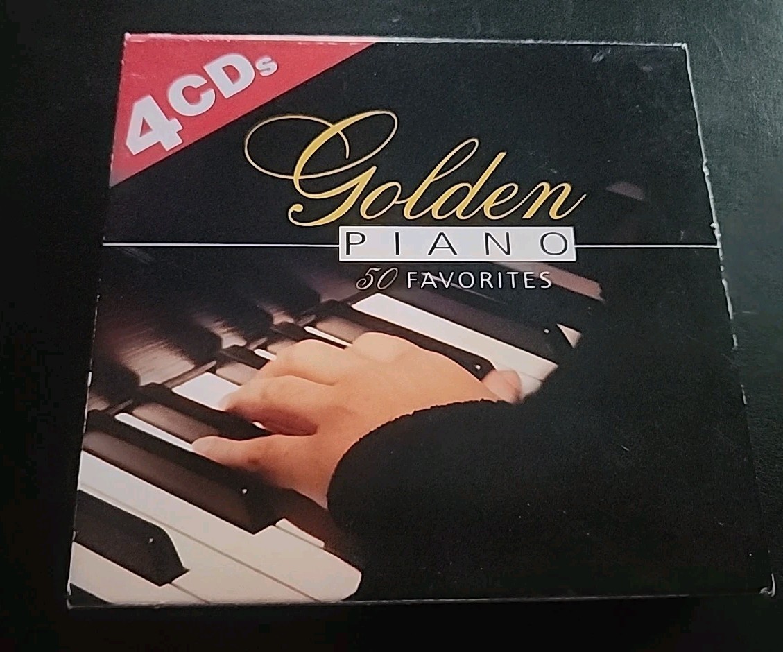 Golden Piano: 50 Favorites 4 Audio CD Set By Various Artists  - $9.99
