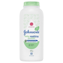 Johnsons Baby Pure Cornstarch Powder Aloe &amp; Vit E 200g - £56.10 GBP