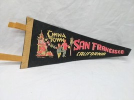 Vintage China Town San Francisco California Flag 12 - $23.75