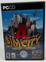 SimCity 4: Deluxe Edition (PC Game CD-ROM, 2003) 2 Discs with Manual - £7.29 GBP