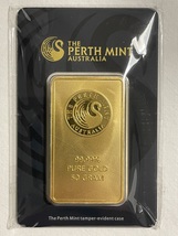 Gold Bar Perth Mint 50 GRAM Pure Gold 999.9 In Sealed Assay - $3,375.00