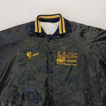 Vintage FRAILED Men's Black/Yellow Distressed Varsity Jacket Chest 52" image 14