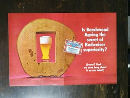 Vintage 1970 Budweiser Beer Beachwood Two Page Original Ad 721 - $6.64
