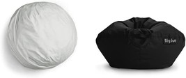 Big Joe Foam Beanbag Chair with Removable/Washable Cover,, Stretch Limo Black - $206.99