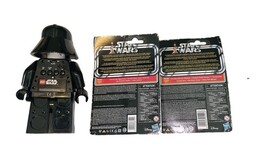 Disney Star Wars Baby Yoda Grogu Lot Darth Vader Alarm Clock Plush Build a Bear image 4